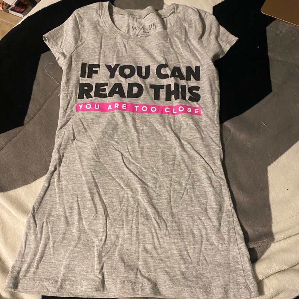 Gray shirt